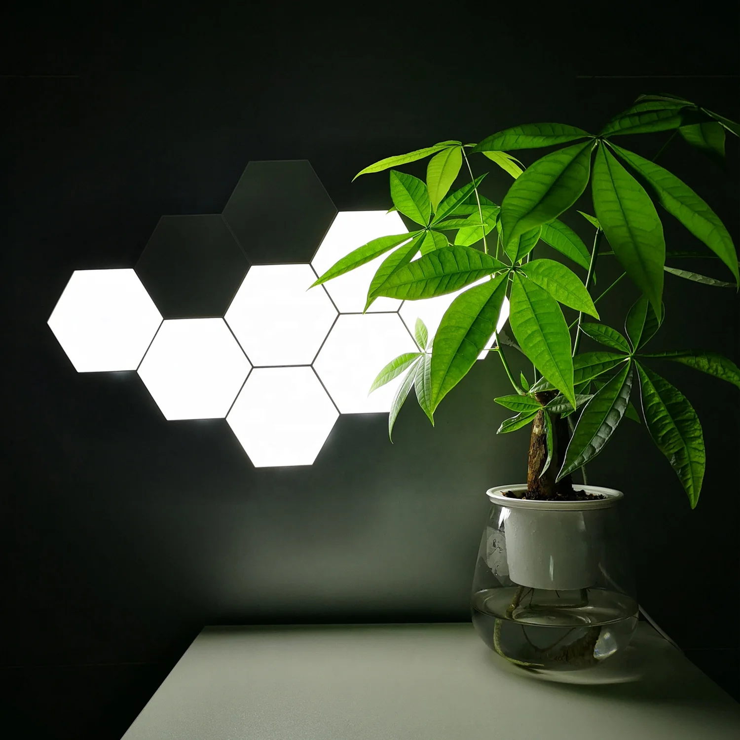 Wall on sale lights hexagon