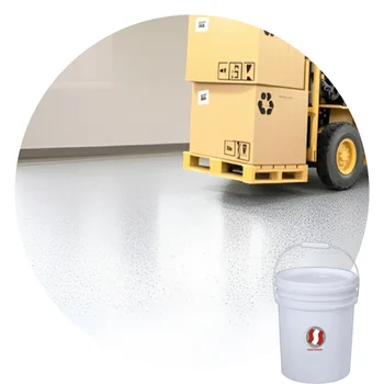 Indoor Outdoor Self-Leveling  Material Upgraded Wear Resistant Color Sand  PU Epoxy Floor Paint