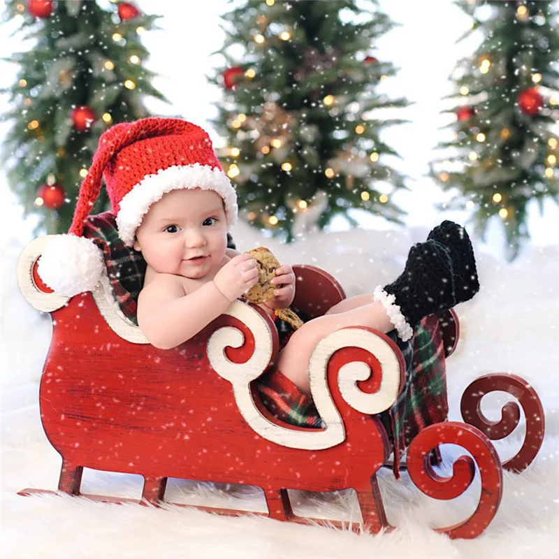 Newborn Christmas Hat Crochet Newborn Baby Hat PHOTO PROP Newborn Ornament Hat Baby Christmas Hat