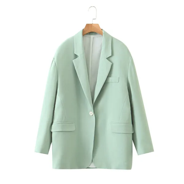 mint green coat womens