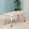 Wood grain begonia pink single table