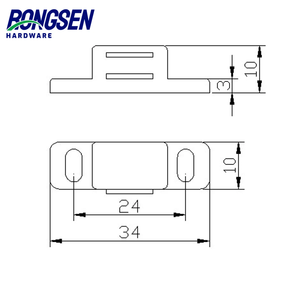 Scadel Rongsen Small Magnetic Door Catch With Plate - Buy Magnetic Door Catch Product ...