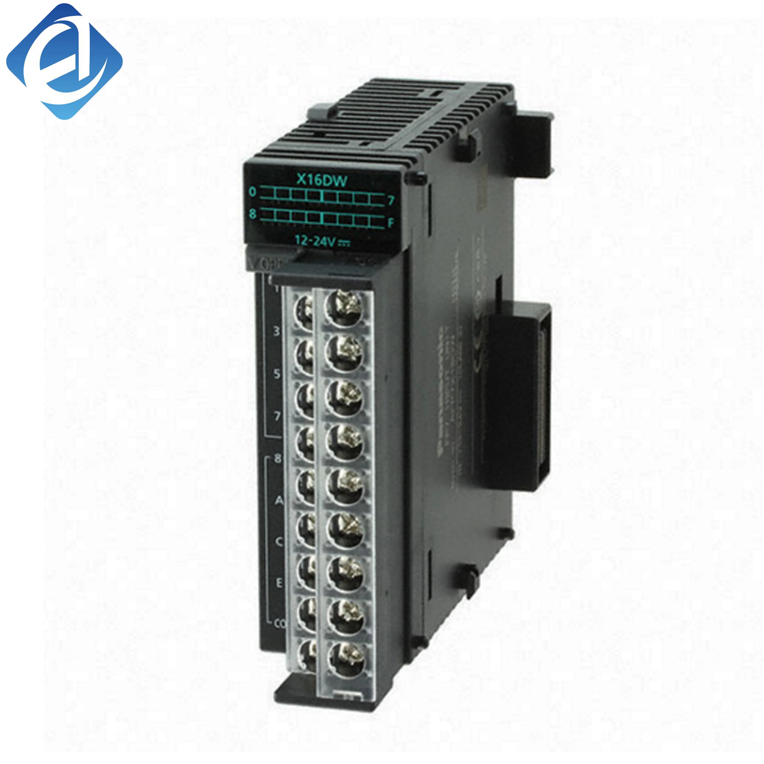 New Original AFP7X16DW Panasonic FP7 series PLC input/output module, used for digital signal acquisition and control output expansion in industrial automation control systems.
