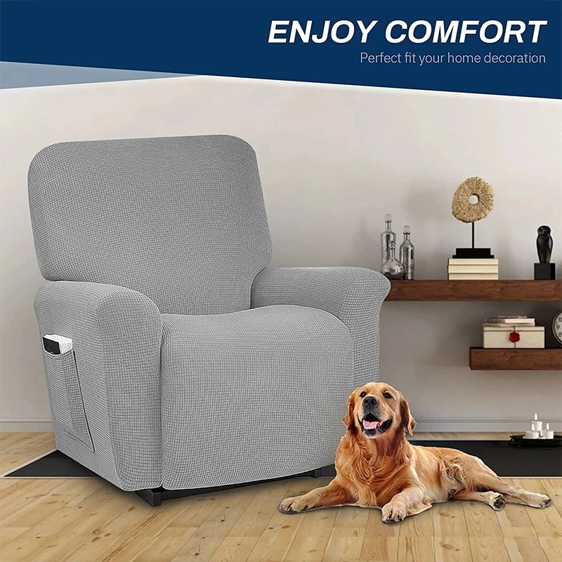 Suede Recliner Sofa Cover All-inclusive Massage Deck Lazy Boy Chair Covers  Lounge Single Seat Couch Slipcover Armchair Cover