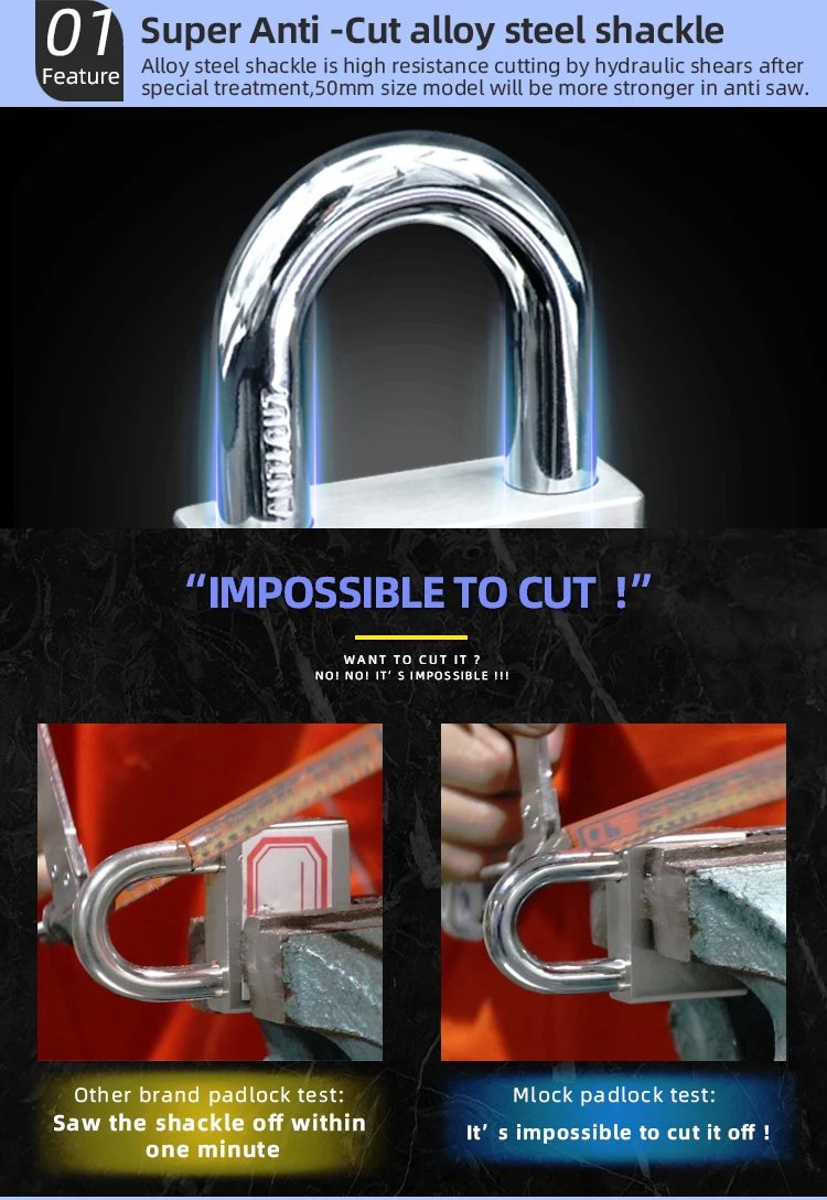 Mok 50mm 60mm Best Security Master Key System Heavy Duty Padlocks Keyed