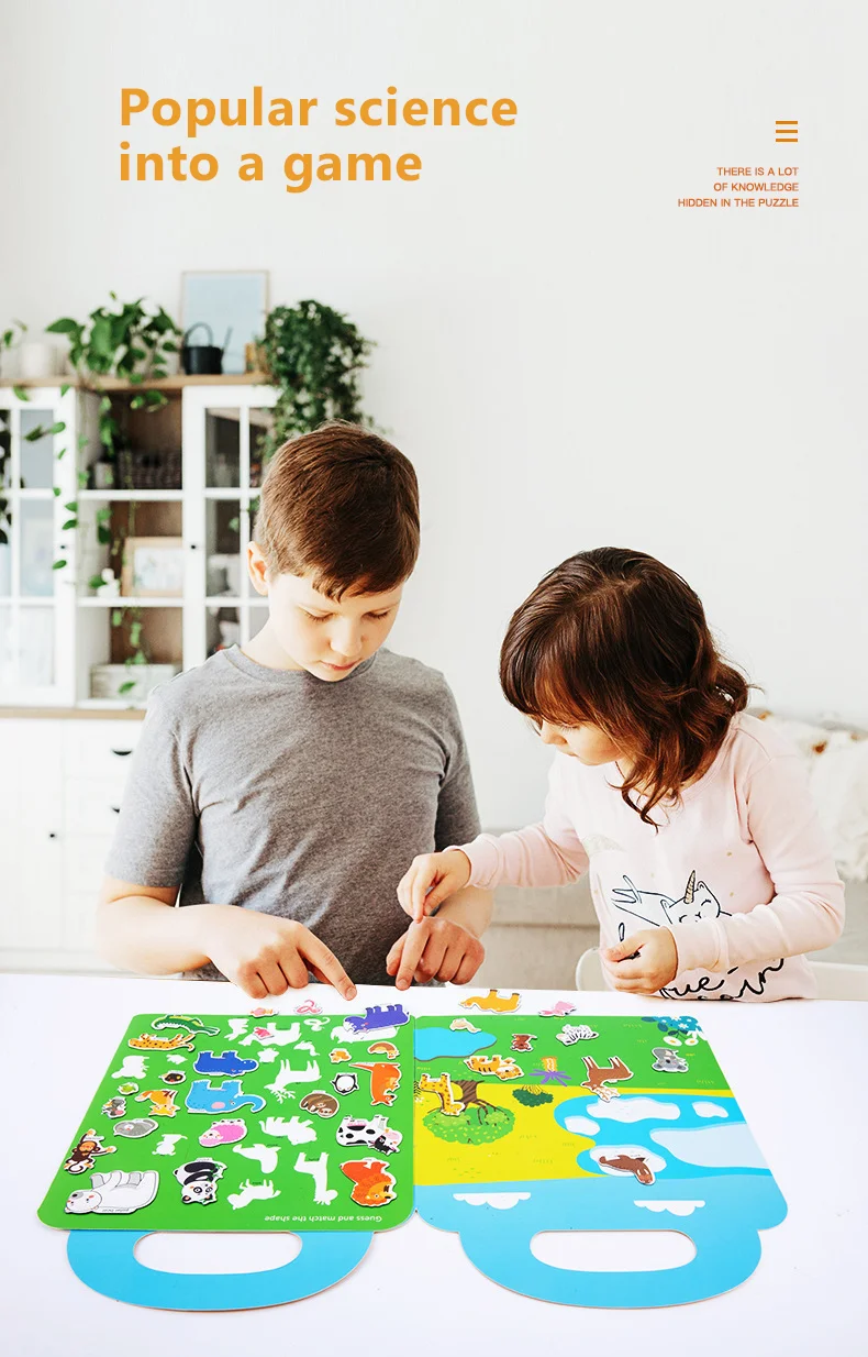 Montessori Preschool Busy Book Quiet Books Open Ended Reusable