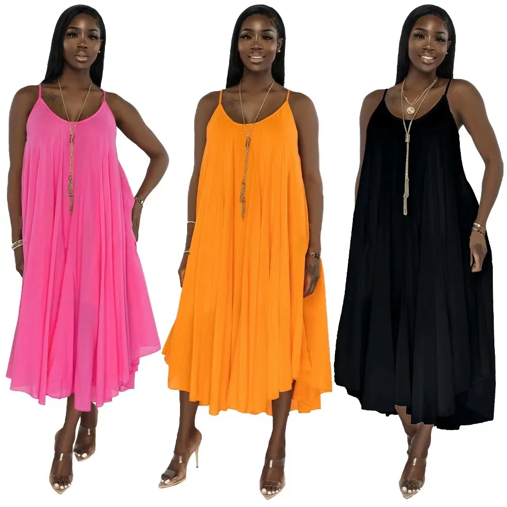 2022 Hot Sale Maxi Sun Dress Loose Fit 