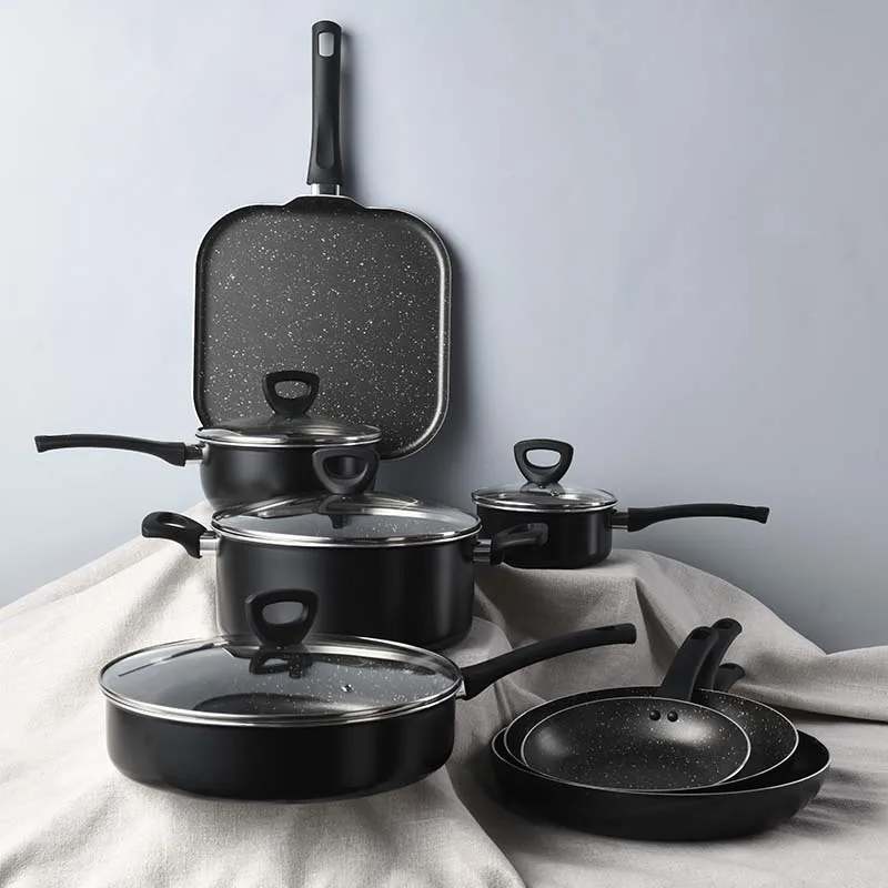 High Quality Induction Pot Set Nonstick Cookware Cooking Sets Of