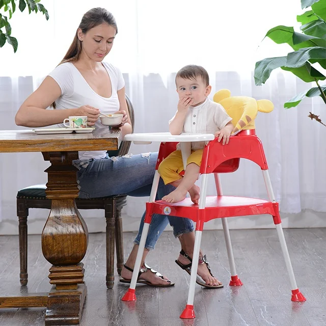 OEM ODM пользовательские высококачественные пластиковые детские обеденные высокие стулья для кормления для ресторанов