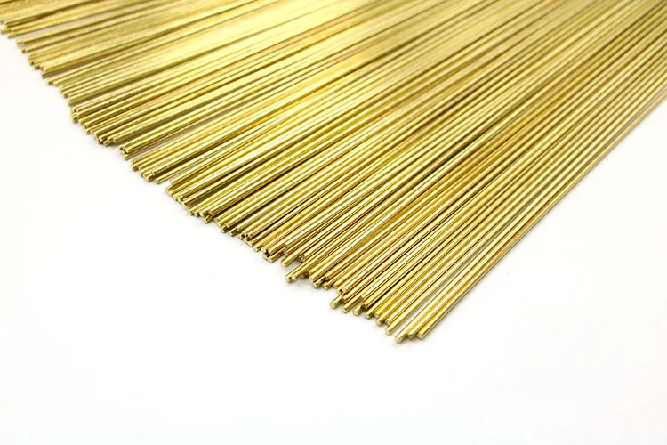 Hs221 1000mm Cuzn Brass Welding Alloy Rod Brazing Filler Metals Brass