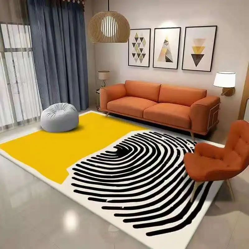 European Printed Mats Large Size Accessory Salon Home Thick Carpet Luxury Decoration Play Mat