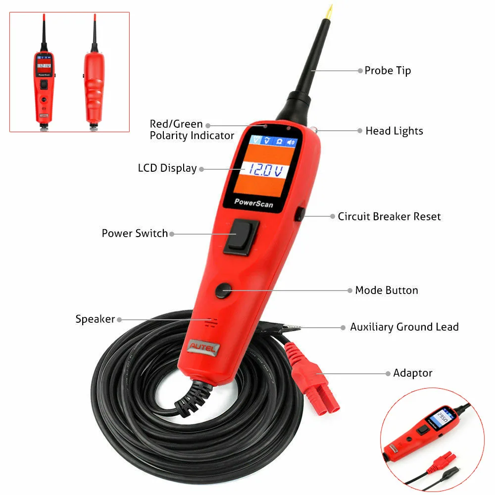 Autel PowerScan PS100 Circuit Testing