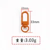 พวงกุญแจหัวเข็มขัดประตูสีส้ม MK33C2633mm วัสดุอัลลอย
