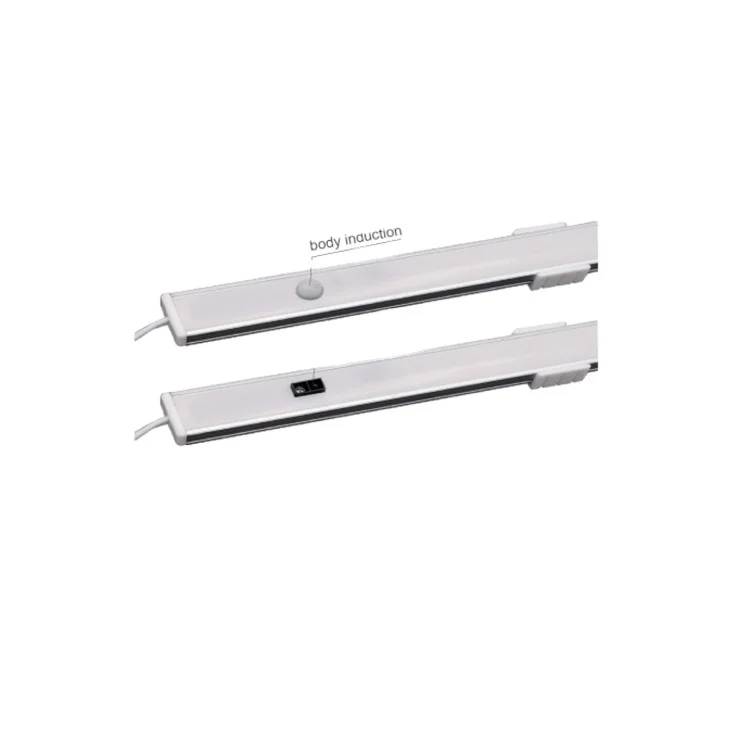 long surface mounted aluminum human body induction lamp
