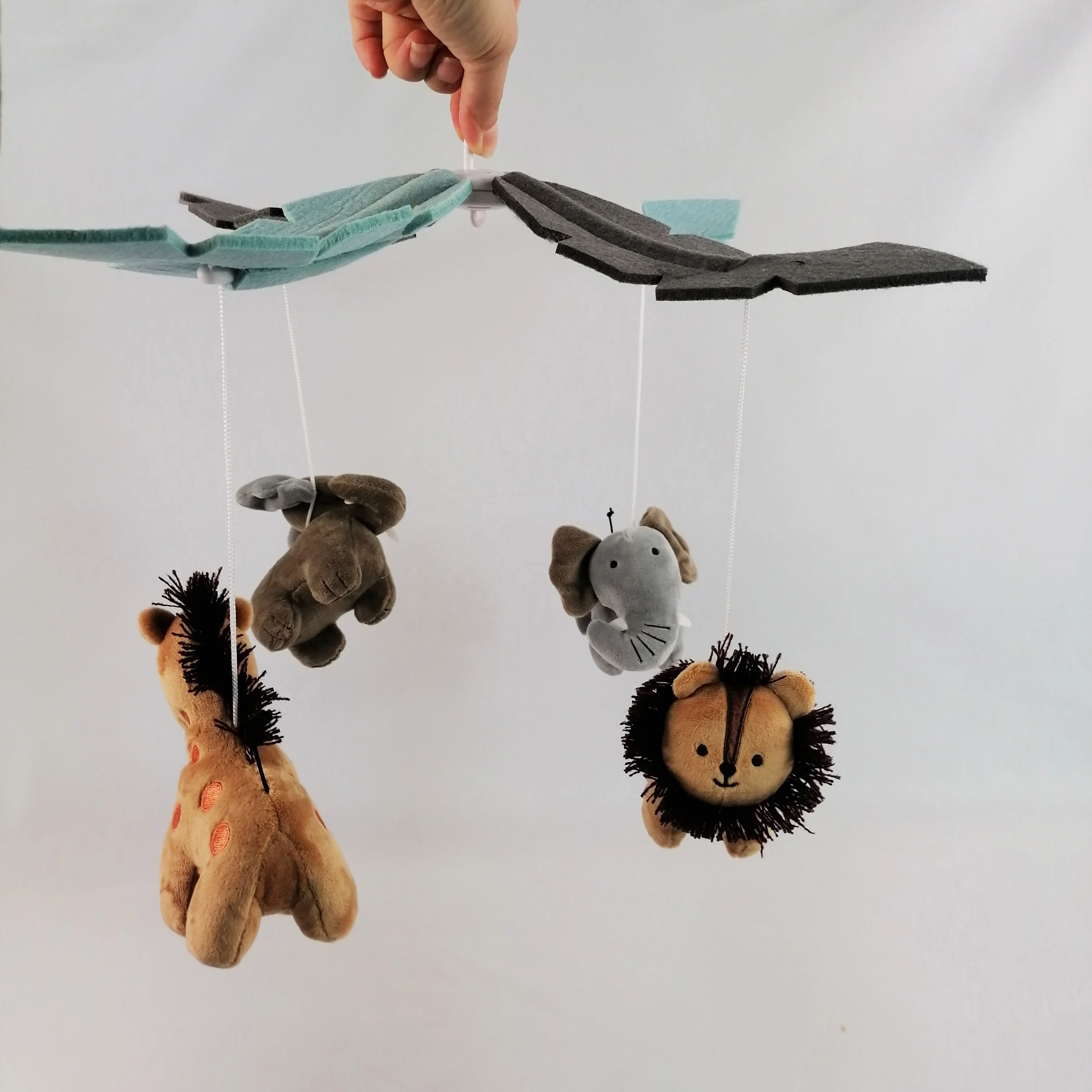 Custom Stuffed Soft Baby Mobile Crib Toy Funny Cute Plush Electric