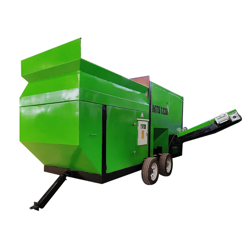 New Mobile Aggregate Trommel Screen for Pebble 1-100 mm with Motorized Washing Facility Excellent Price