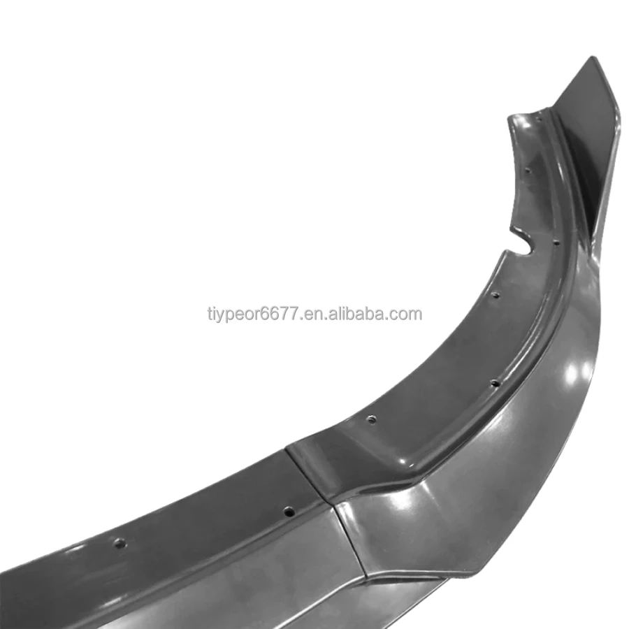 product tiypeor front splitter for 2015 2023 dodge charger srt v2 style front bumper lip abs 4pcs kit front lip bumper splitter-6