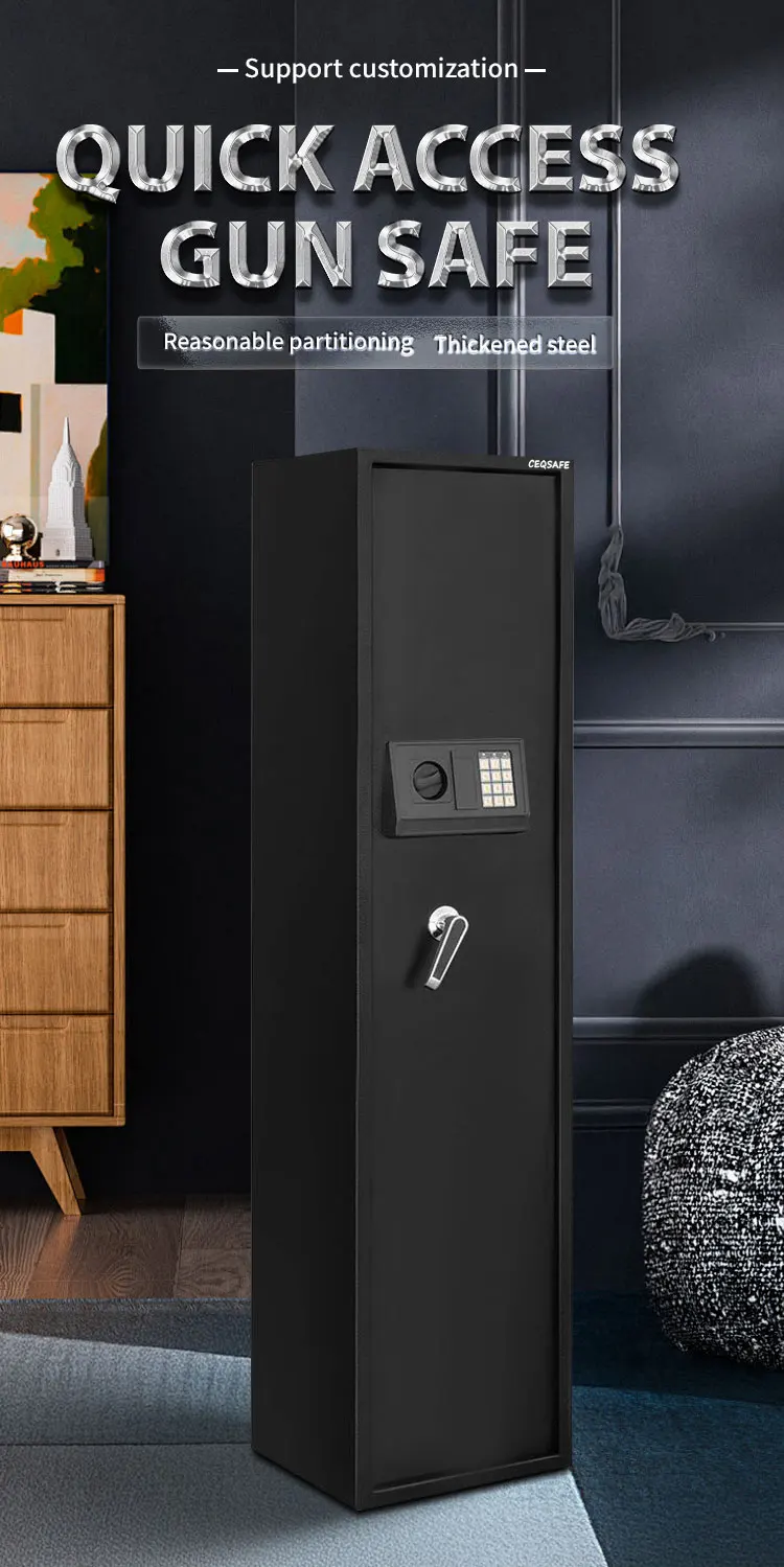 CEQSAFE American Storage Hidden Safe Gun Boxes Wholesale With Key Lock details