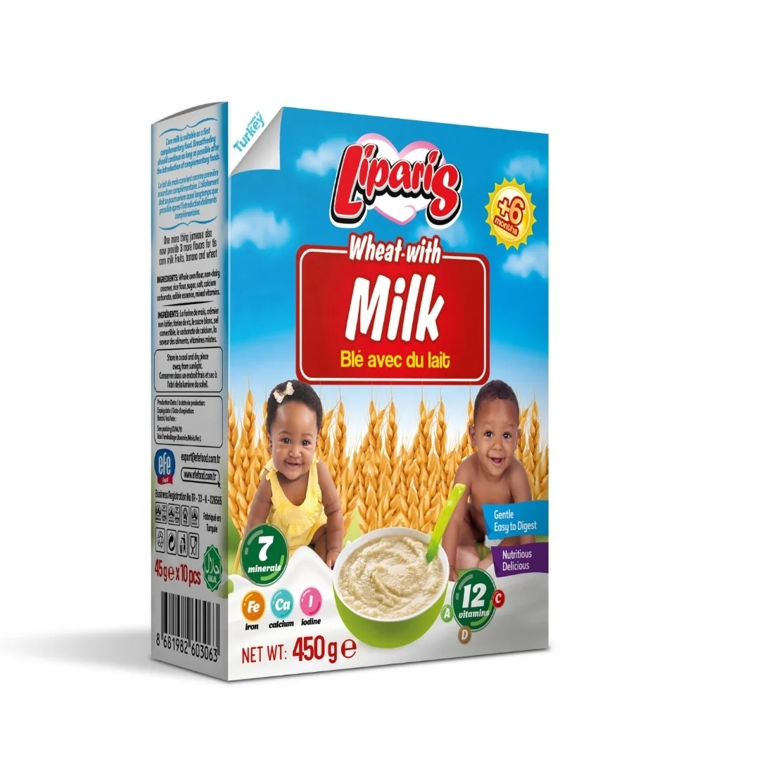 Ble Avec Lait 10g Cereales Pour Bebe Buy Bebe Alimentaire Cerelac Lait De Mais Product On Alibaba Com