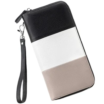 customized PU leather all kind of shape color and sizes card holder RFID block women wallet