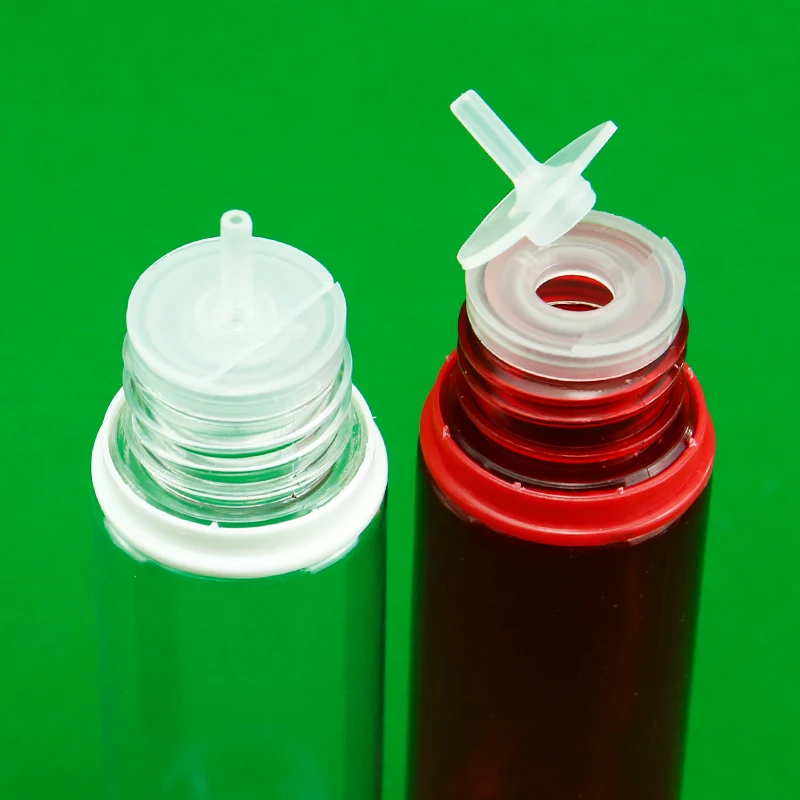 30ml 40ml 50ml 60ml 70ml 75ml empty PET  bottles plastic dropper liquid bottle with safety cap