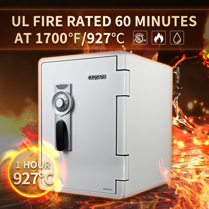 CEQSAFE Waterproof Safe Factory Wholesale Security Mechanical Combination Lock Fireproof Safes for Office Home Stand Safe Box factory