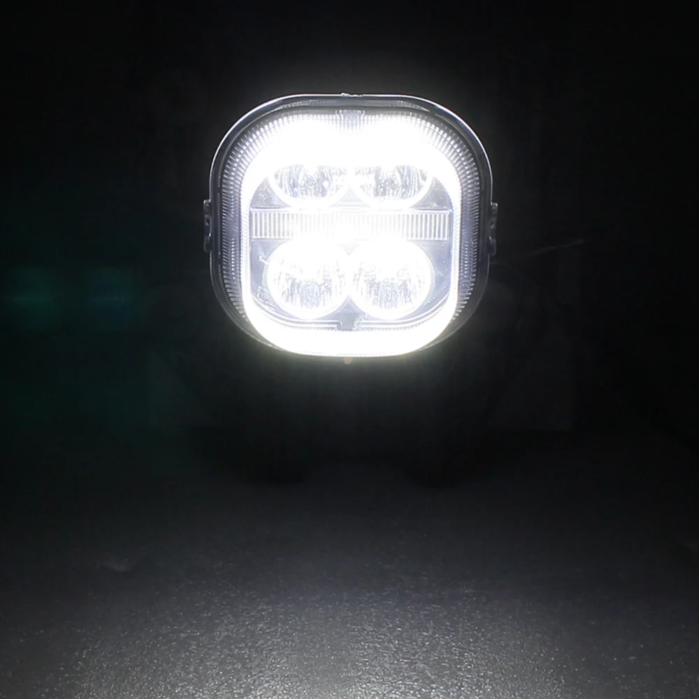 White LED Fog Light LED Driving Lights DRL Compatible with Ford F250 F350 F450 2011-2016