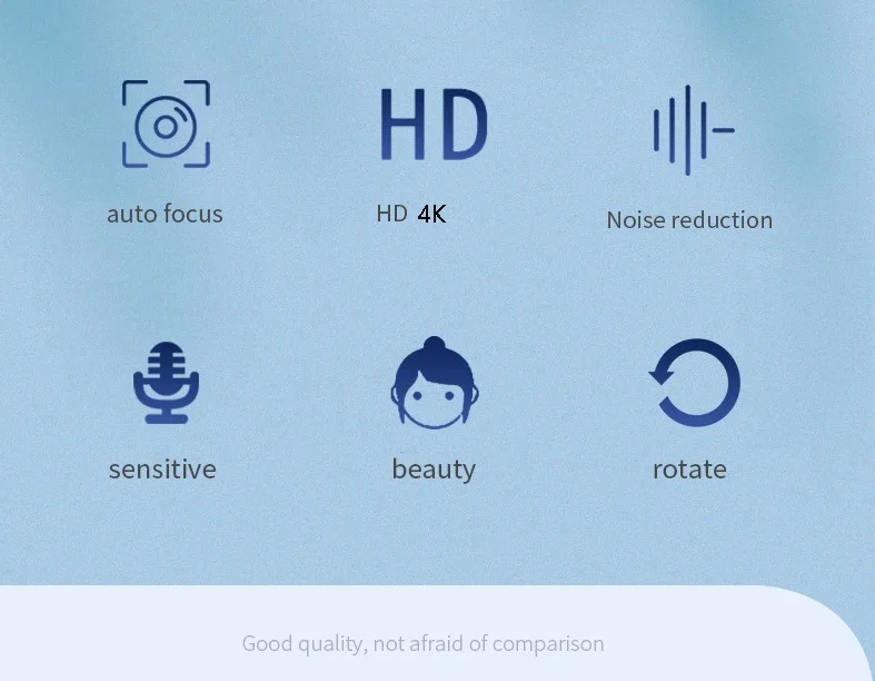 4k Professional Usb Computer Camera Desktop Laptop Live Streaming