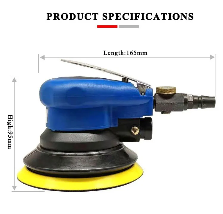 Suez Best Multifunctional Pneumatic 6 Inch Car Wax Polish Machine Kit