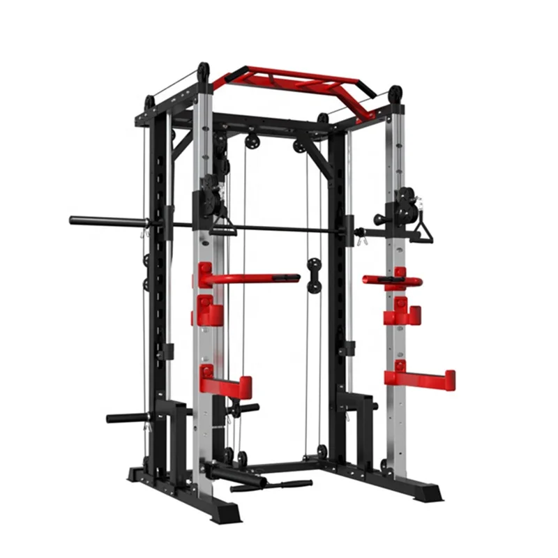 Mutli Function Station Squat Rack Power Tower Multifunctional Gym Wholesale Functional Trainer Smith Machine for Sale