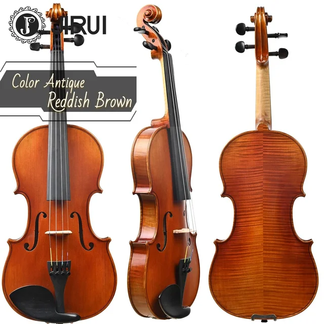 Handmade Professional 4/4 Violin Top Selling Advanced Flamed Maple with Spruce Face Nice Violin for Performance Intermediate B