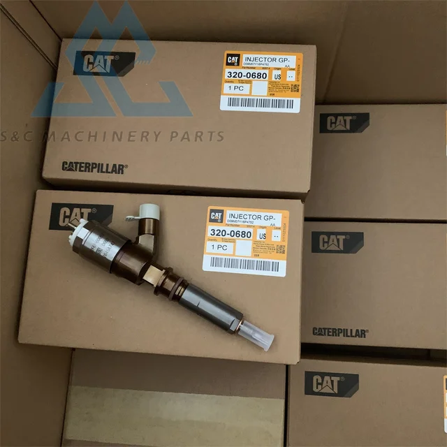 Excavator Common Rail injector 2645A747 Cat C6.6 engine part fuel injector 320-0680 3200680 for CAT 320D