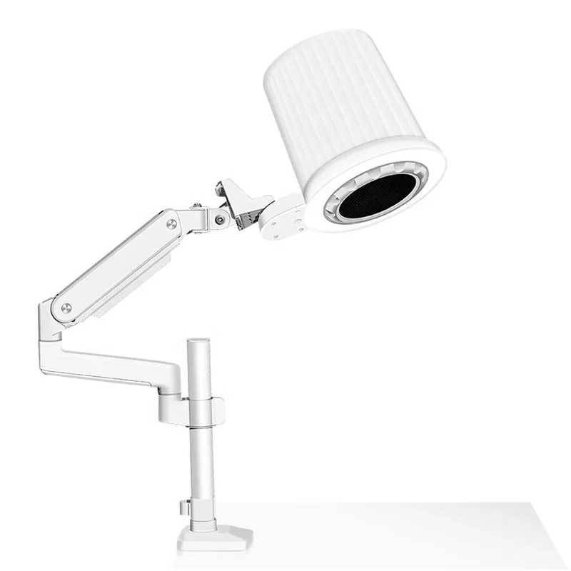 AT-NDC-025 Pro portable nail table with storage and dust collector