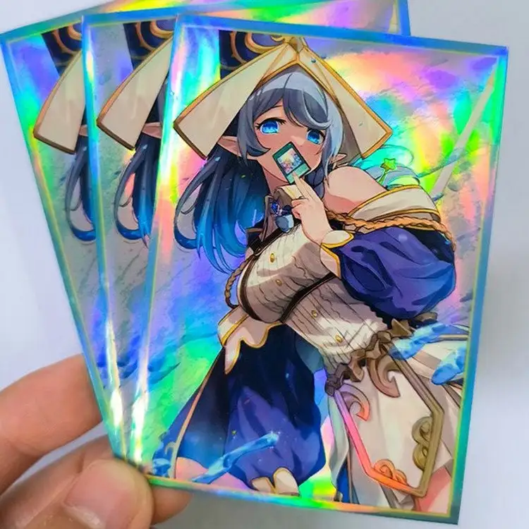 Customized Anime Art Print Card Sleeves - Durable & Waterproof