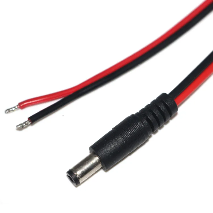 Cavo di Prolunga Alimentazione con Fusibile 10A da Jack DC 5.5x2.1mm a Spina SAE per Moto e Caricabatterie Solare