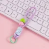 4 light purple with white spots-bead color random