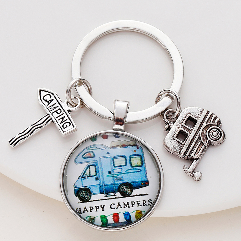 Новый Винтажный Хиппи знак мира фургонов автобусов брелок Мода для мужчин и женщин, женский кошелек-клатч, подвеска для автомобиля, брелок с кольцом-держателем ювелирные изделия