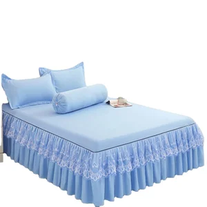 Customer Hot Sale New Arrival Massage 100%polyester Table Bed Skirt