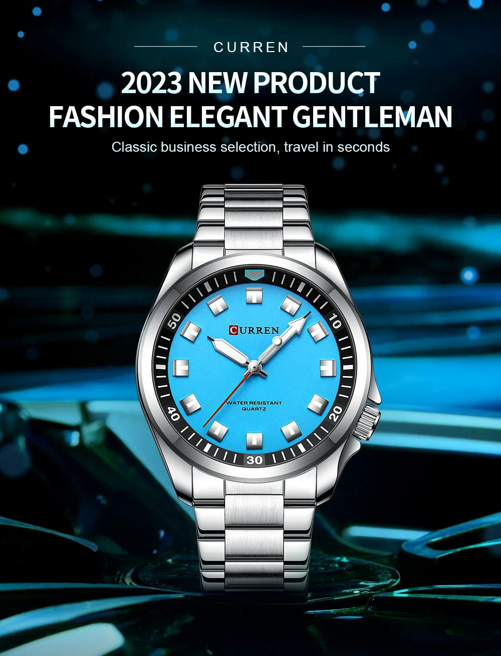 Luxus Uhr Fashion Luxury Stainless Steel Herren Uhren Water Resistant