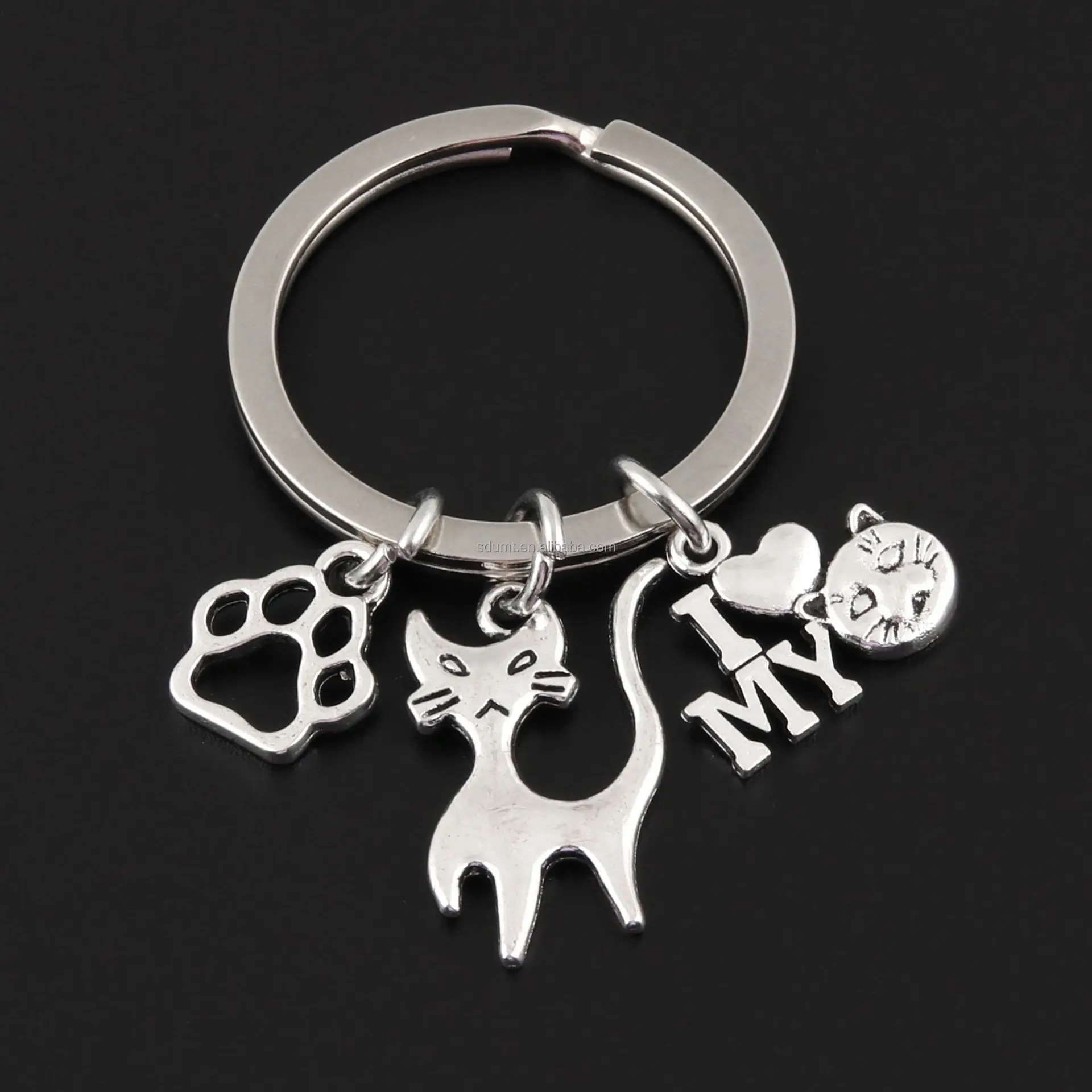 Keychain Animal Keyring Cat Elephant Carrot Rabbit Dog Key Chain