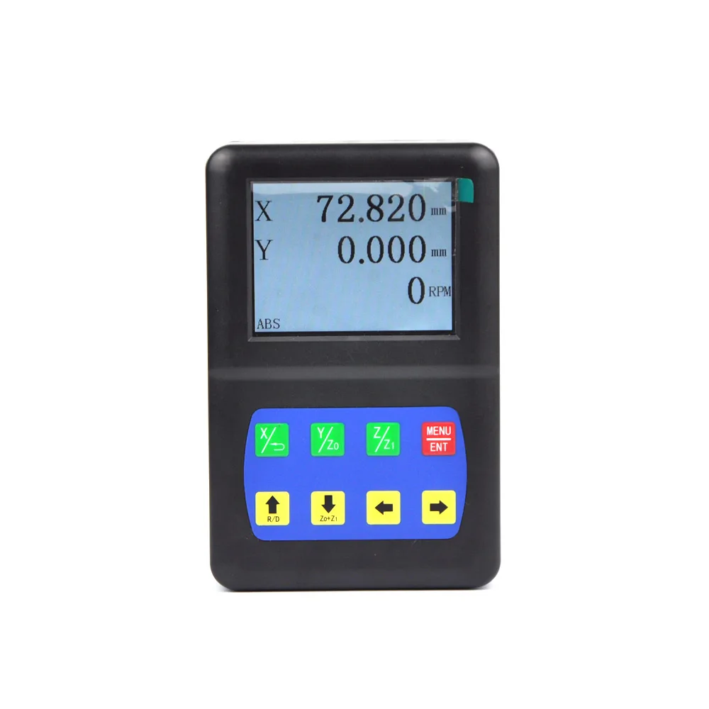 DITRON LCD DRO Small Size 1/2/3 Axis Digital Readout System with Linear Scale 5um Resolution 5V TTL for Mini Lathe