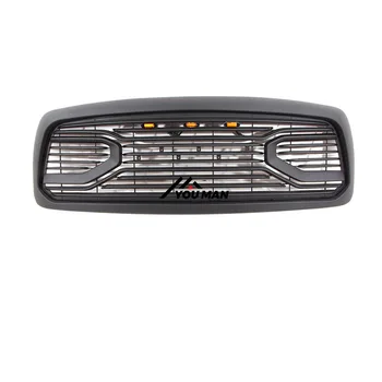 Front Car Grills Bumper Grills With LED Hot Sale In US For DODGE 2002-2005 Year Grills For DODGE RAM1500 RAM2500 RAM3500