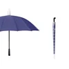 Navy blue straight handle