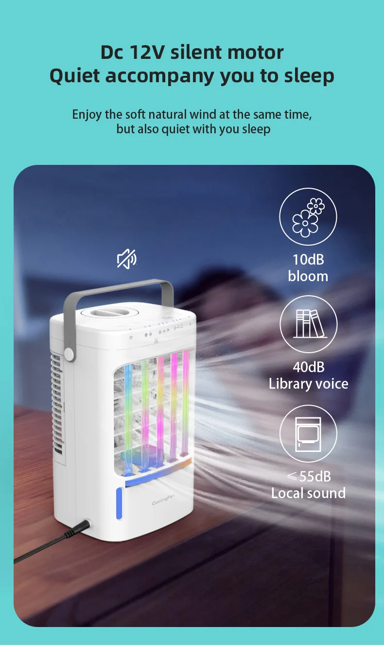 Desktop Small Air Conditioner, USB, Portable - detail 16