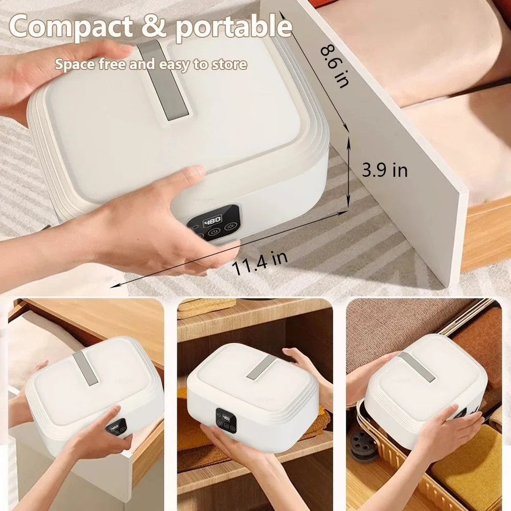 Sèche-Linge Électrique Portable Pliable 600W - Séchoir Compact Pour Voyage Et Maison