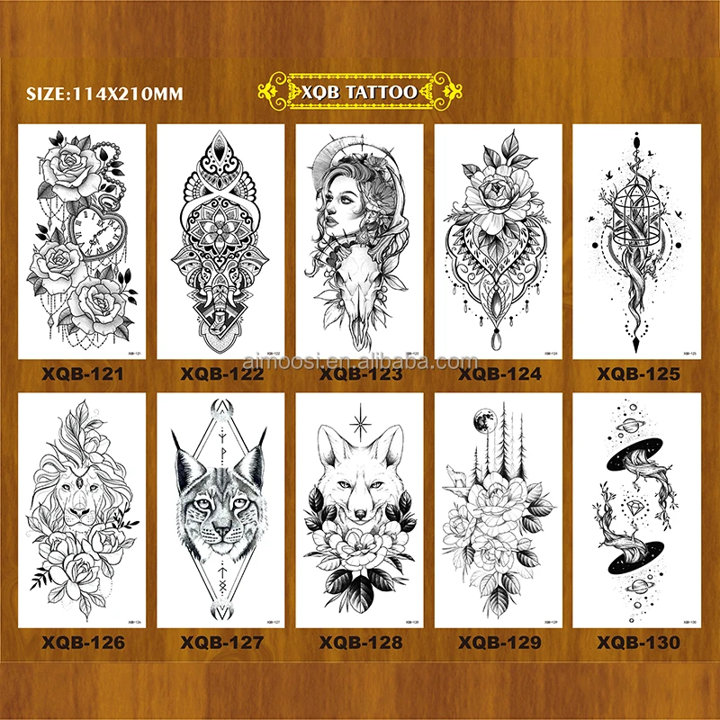 3d Temporary Tattoo Sticker Wholesale Manufacturer Custom Temporary