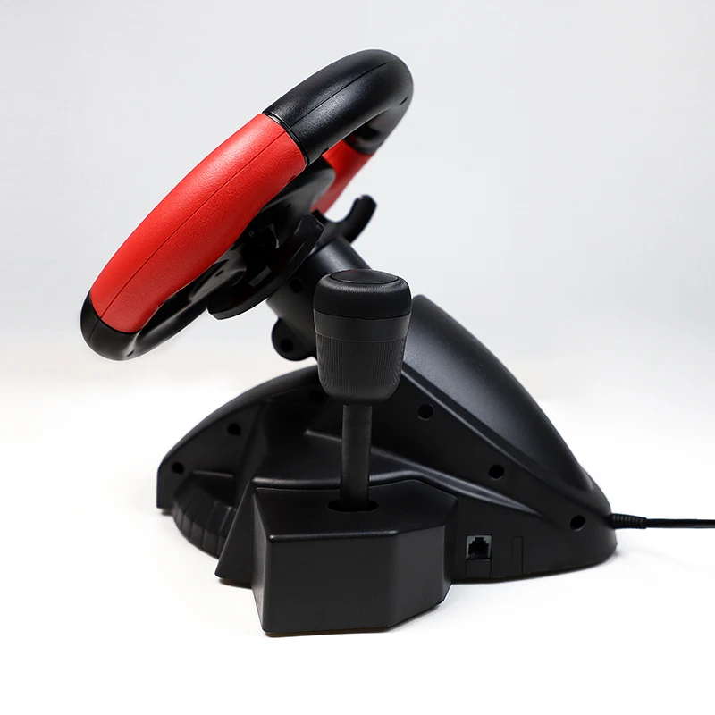 OEM Popular Usb Manual Hand Sport Car Gaming Racing Steering Wheel and Pedals With Gear Shifter for TV PC PS2 PS3 Kit Game