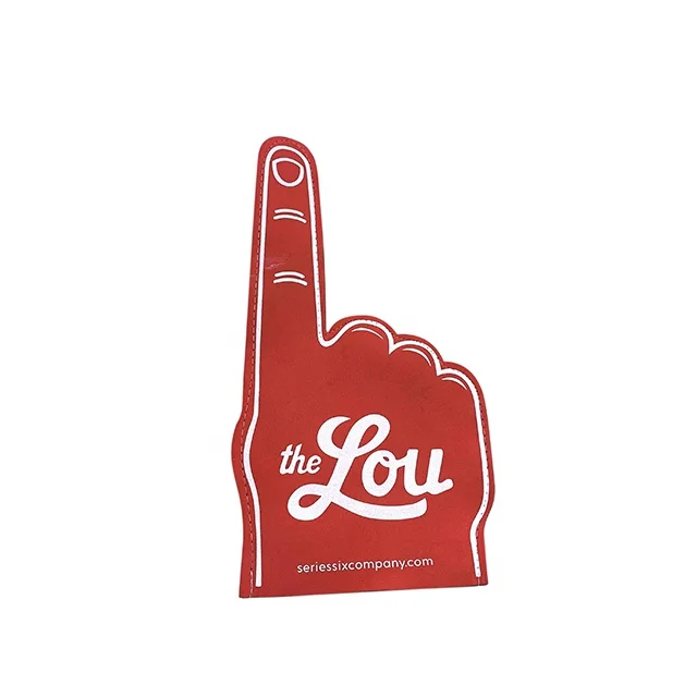 cheap promotional custom eva hand, sponge foam cheering hand, foam finger hand