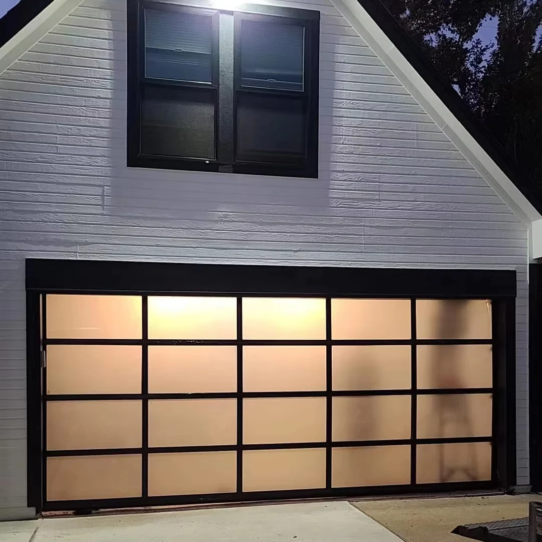 AS2047 TOMA Modern Design Automatic Sectional Roller Garage Door High Quality Aluminum Alloy Anti-Theft Feature Remote Control