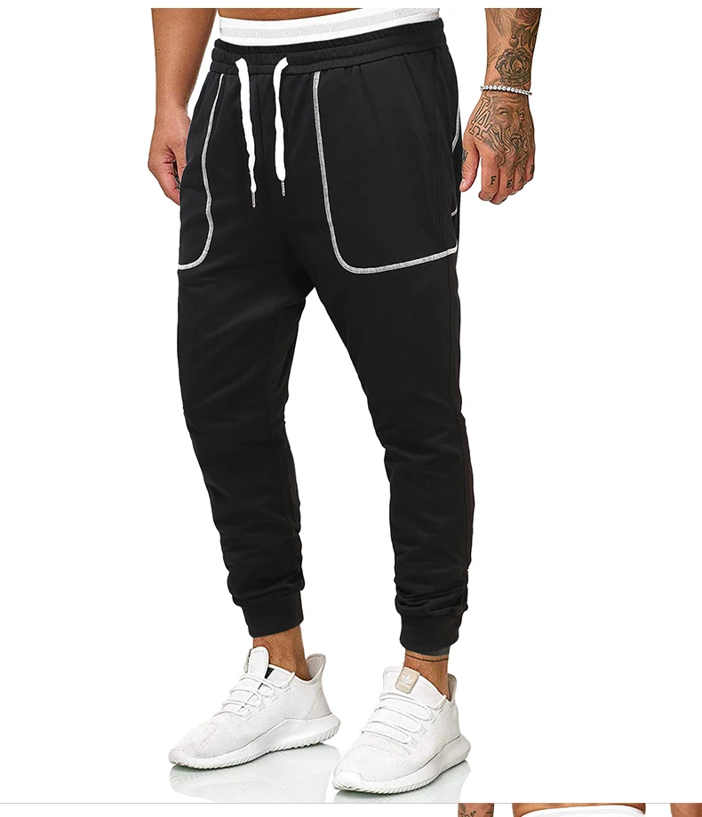 Wholesale Men French Terry Sweatpants And Hoodie Set 100% Cotton Baggy ...